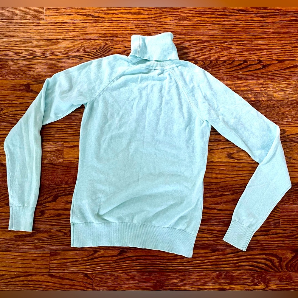 JACOB Light Blue Turtleneck Sweater (XS)
